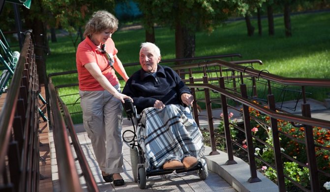 Уход за инвалидами и престарелыми гражданами